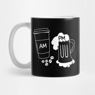 AM PM Coffee Wine Lover Mug